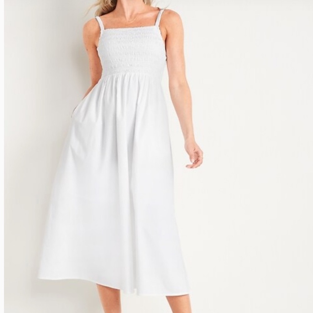 White Midi Dress